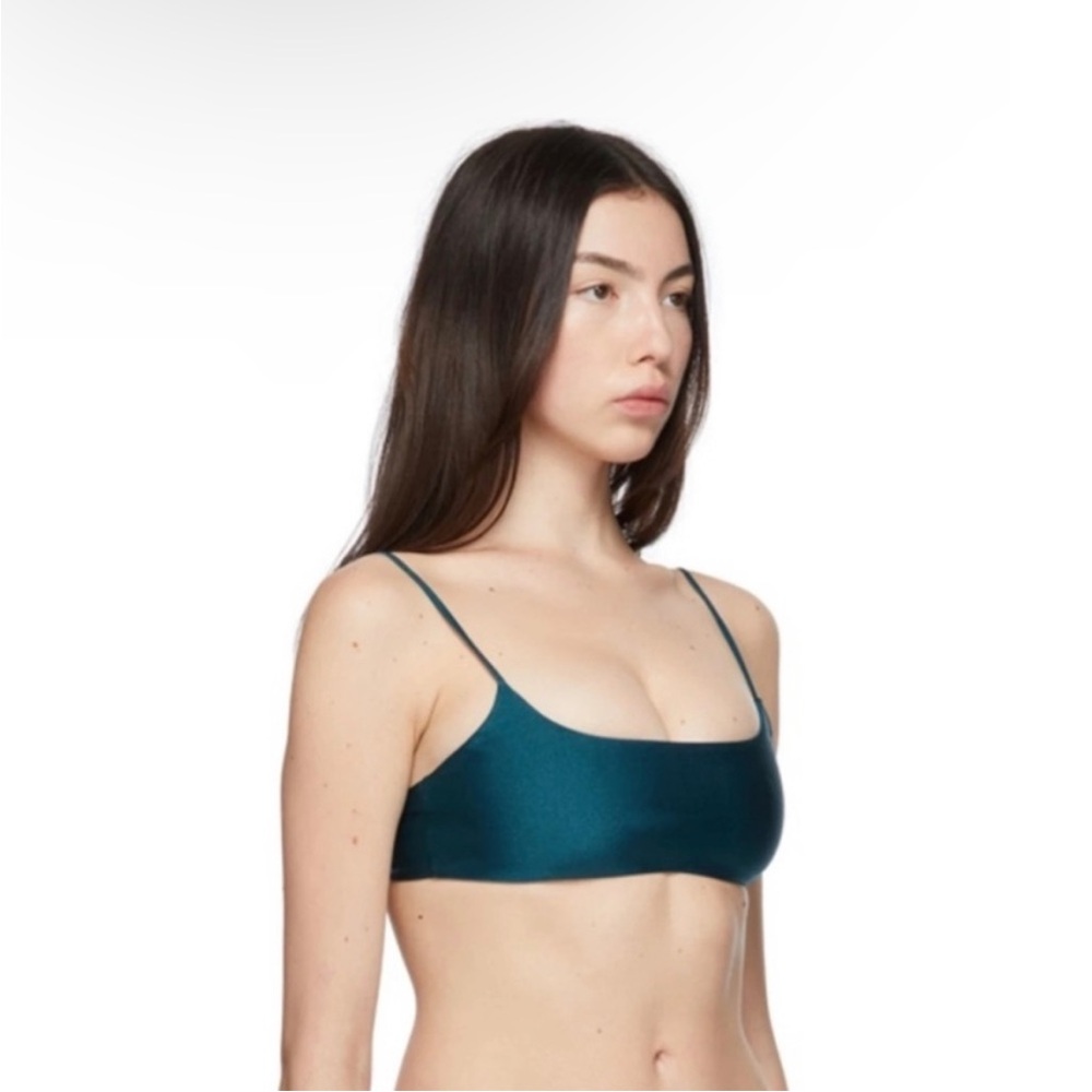 NEW JADE SWIM Blue Muse Scoop & Most Wanted Bikini Large